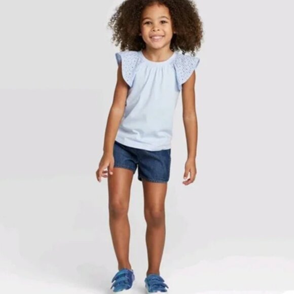 Cat & Jack Other - Toddler Girls' Denim Shorts - Cat & Jack 2T Dark Blue